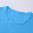 thumbnail image 6 of Hessimy Girls Summer Outfits 2Pcs Kids Clothes Girls Tops T-Shirts and Casual Short Sets,Kid Short Set(Sky Blue,7-8 Years), 6 of 7