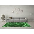 thumbnail image 3 of Ahgly Company Indoor Round Persian Emerald Green Bohemian Area Rugs, 7' Round, 3 of 4