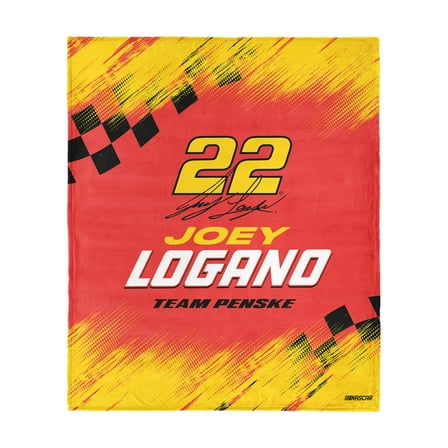 The Northwest Group  Joey Logano Silk Touch Throw Blanket