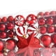 thumbnail image 4 of Bos de Navidad colgantes Bos de decoración colgante para fiesta de oficina Adornos de interior de boda 101 piezas rojo BLESIY Colgantes Bolas, 4 of 4