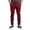 Burgundy, variant on Victorious Men's Slant-Pocket Skinny Jogger Twill Pants JG876 - Black - Medium