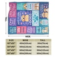 thumbnail image 5 of Dog Lover Blanket Gift Throw Blanket Cute Dog Pattern Blanket Cozy Soft Home Decor Gift for Dog Lovers and Dog Moms 50x40, 5 of 6