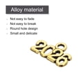 thumbnail image 3 of Charm de Número de Año de Metal Uxcell Oro Viejo Charm del Año 2026 para Hacer Joyería DIY Llaveros Paquete de 30, 3 of 7