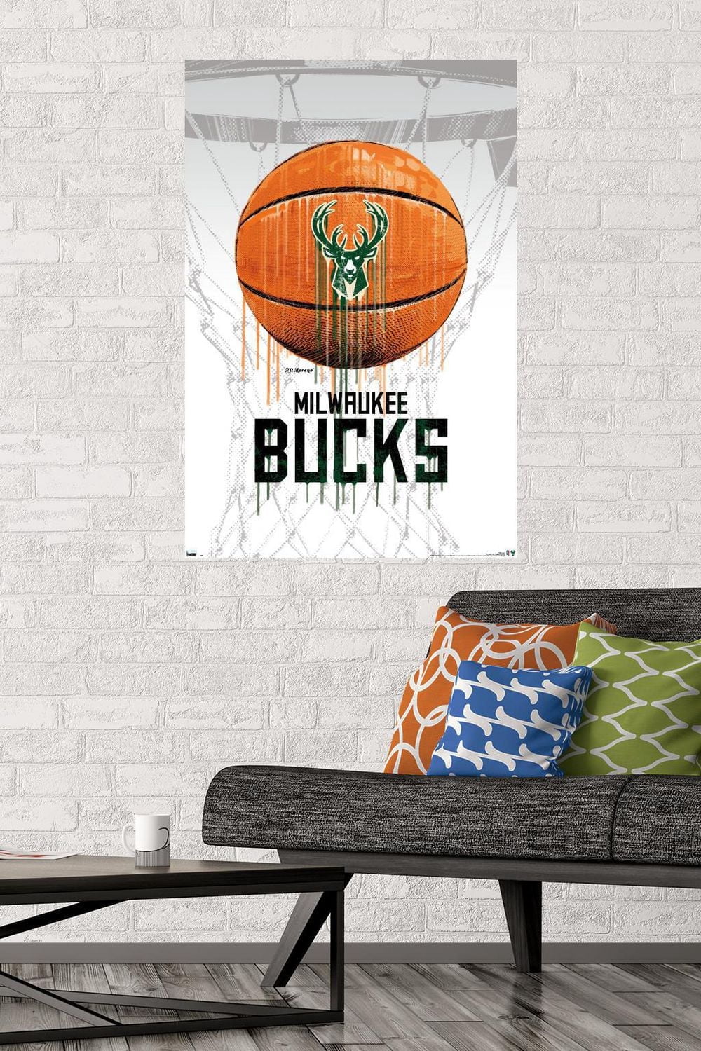 NBA Milwaukee Bucks - Ballon goutte à goutte 20