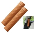thumbnail image 3 of 2pcs Stylish Driving Car PU Cover , brown, 23cm x 6.5cm, 3 of 6