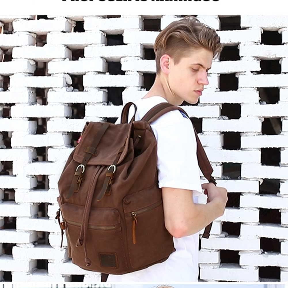 brown leather suede backpack Santoni Zipped Suede Backpack | Brown