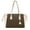 Brown, variant on MICHAEL MICHAEL KORS Women's Voyager Medium Crossgrain Leather Tote Bag, 30S0GV6T2B-798 Buttermilk Multi