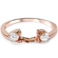 thumbnail image 2 of Pompeii 1/4ct Diamond Guard Ring Enhancer 14K Rose Gold (G/H,I1), 2 of 2