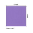 thumbnail image 2 of Uxcell Origami Paper Double Sided for Art Craft Project Beginner 100 Sheets Deep Purple 2.5x2.5 inch, 2 of 6