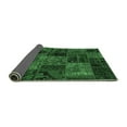 thumbnail image 2 of Ahgly Company Indoor Rectangle Oriental Emerald Green Modern Area Rugs, 8' x 10', 2 of 4