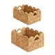 thumbnail image 1 of Cesta de mimbre StorageWorks con borde festoneado, juego de 2, 1 of 7