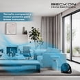 thumbnail image 3 of Ventilador de piso pared 2 en 1 Beckon Turbo fan de 8 pulgadas 3 velocidades Negro, 3 of 9