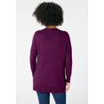 thumbnail image 3 of Roaman's Women's Plus Size Drop Needle Cardigan Lightweight Sweater Knit, 3 of 4