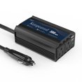 thumbnail image 1 of Inversor de corriente KUNPEAVED 300W de CC 12V a CA 110V con doble USB, 1 of 8