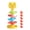 Five Layers, variant on YIFAEUX Kids Ball Drop Tower 2/3/5/7/9 Layers Cartoon Pig Marble Run Track Toy Toddlers Boys Girls Educational Rolling Ball Slide Toy