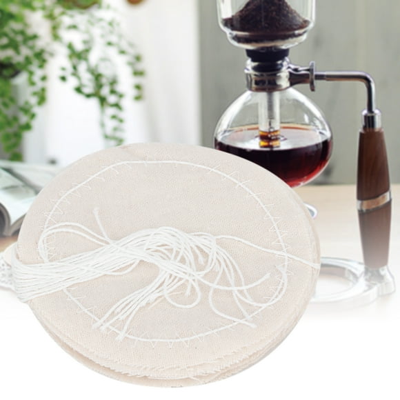 Cotton Coffee Filter Cloth, Long Service Life Simple Operation Easy To Exquisite Workmanship Coffee Filter Mesh Lightweight For Kitchen