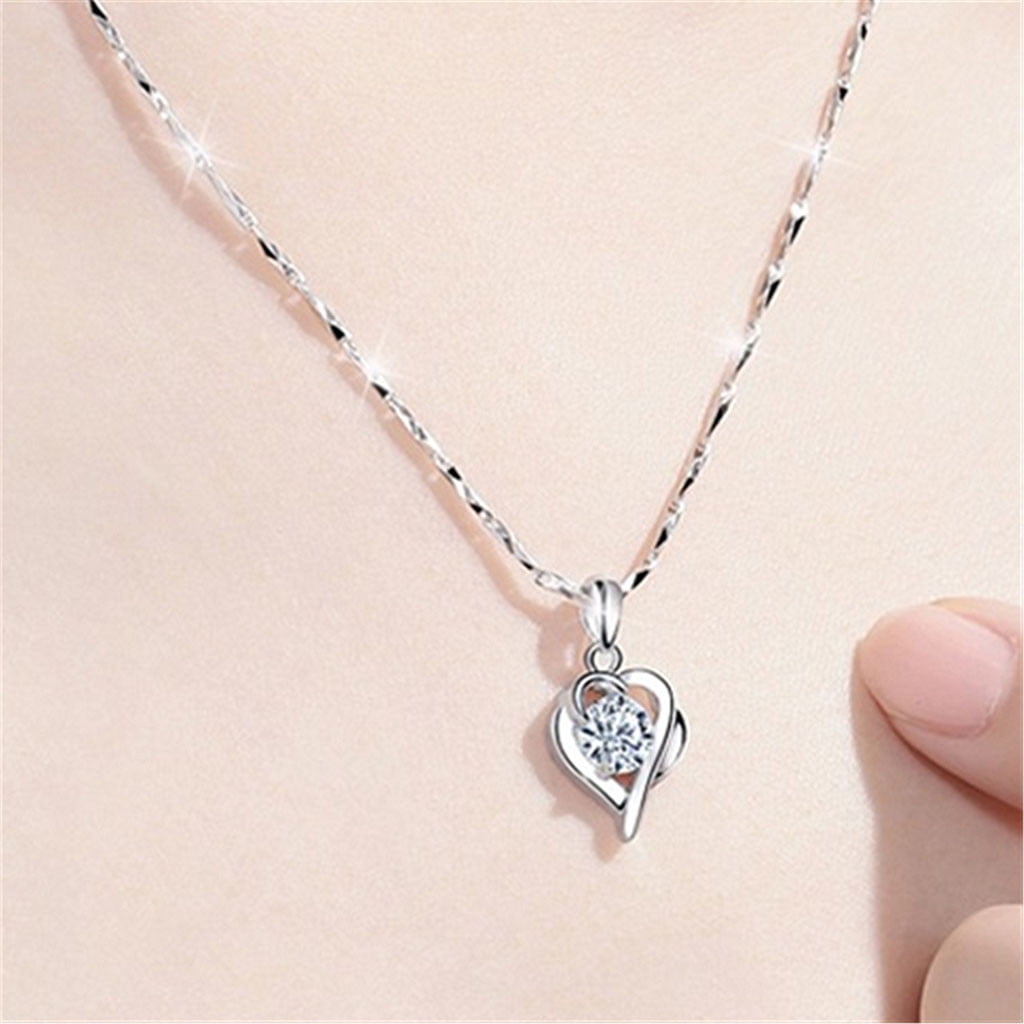 Necklaces Pendants Women Silver Necklace Simple Student Sen