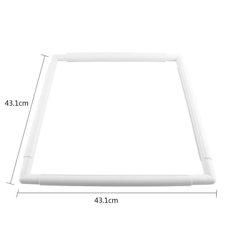 Square Embroidery Hoop,Universal Plastic Embroidery Snap Frame