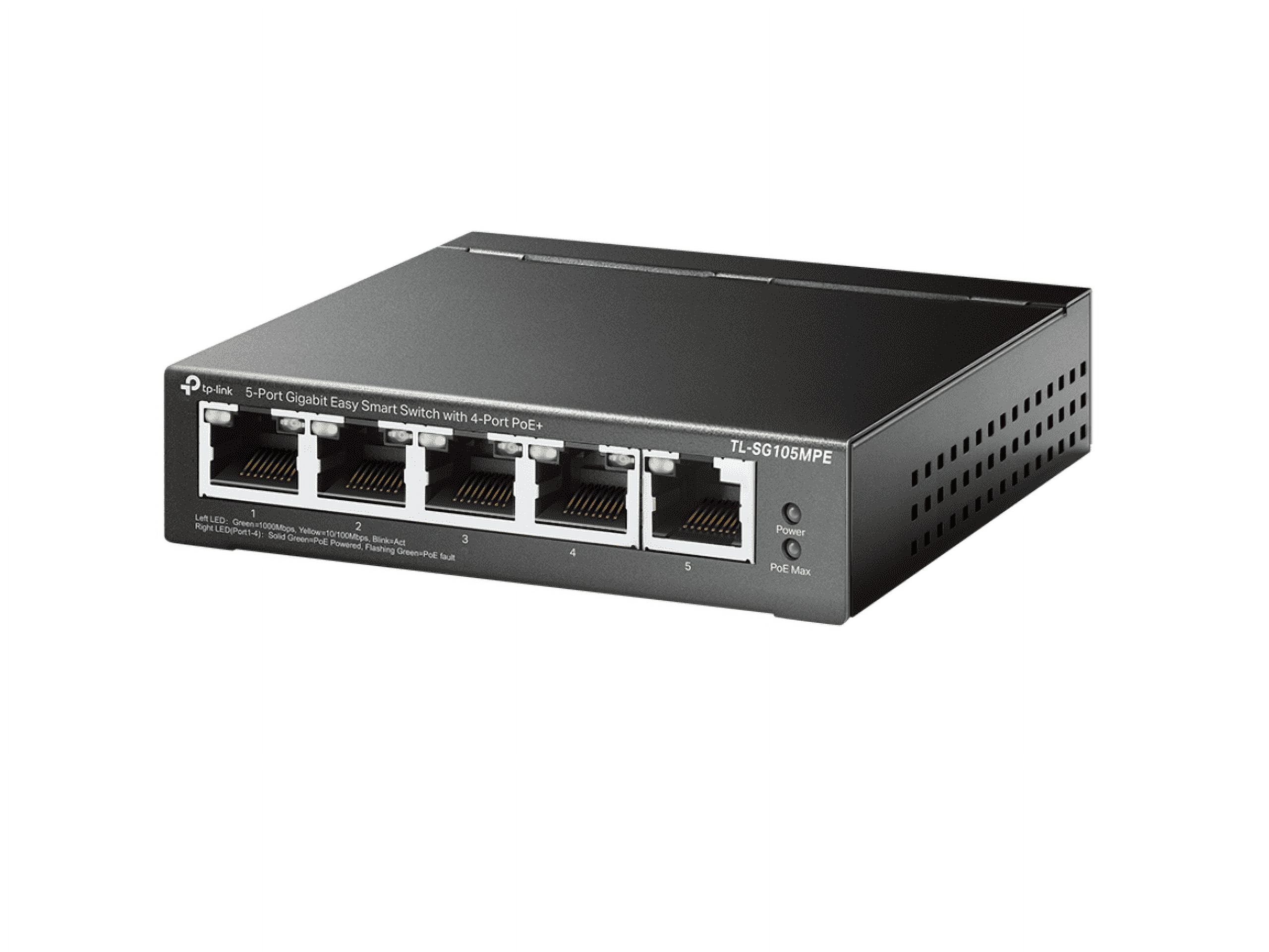 TP-Link 5 Port Gigabit PoE Switch | 4 PoE+ Port @65W | Easy Smart