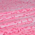 thumbnail image 5 of Flannel Fleece Twin Blanket for Couch, Pink 3D Cheetah Blanket for Adult, Lightweight Warm Cozy Soft Leopard for Bed Sofa 260GSM, Suitable for All Seasons (Pink Leopard,60x80inches), 5 of 8
