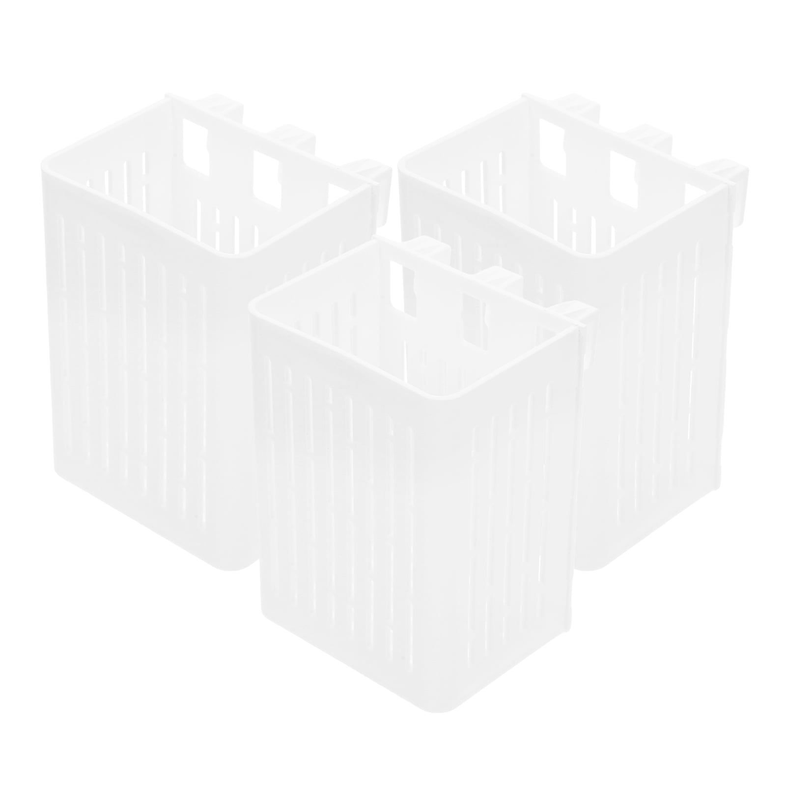 FOMIYES Aquarium Plant Holder 2Pcs White Hollow Design for Easy Observation and Aesthetics