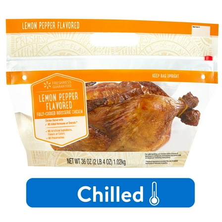 Freshness Guaranteed Lemon Pepper Rotisserie Chicken, 36 oz (Chilled)