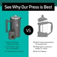 thumbnail image 3 of Coffee Gator Vacuum Layered Stainless Steel French Press Coffee Maker, 3 of 9