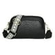 thumbnail image 3 of Bolsos Cruzados De Mujer Bolsa bandolera de piel de vaca de primera capa con patrón de cocodrilo para el trabajo (negro) Hugtrwg Para Estrenar, 3 of 9