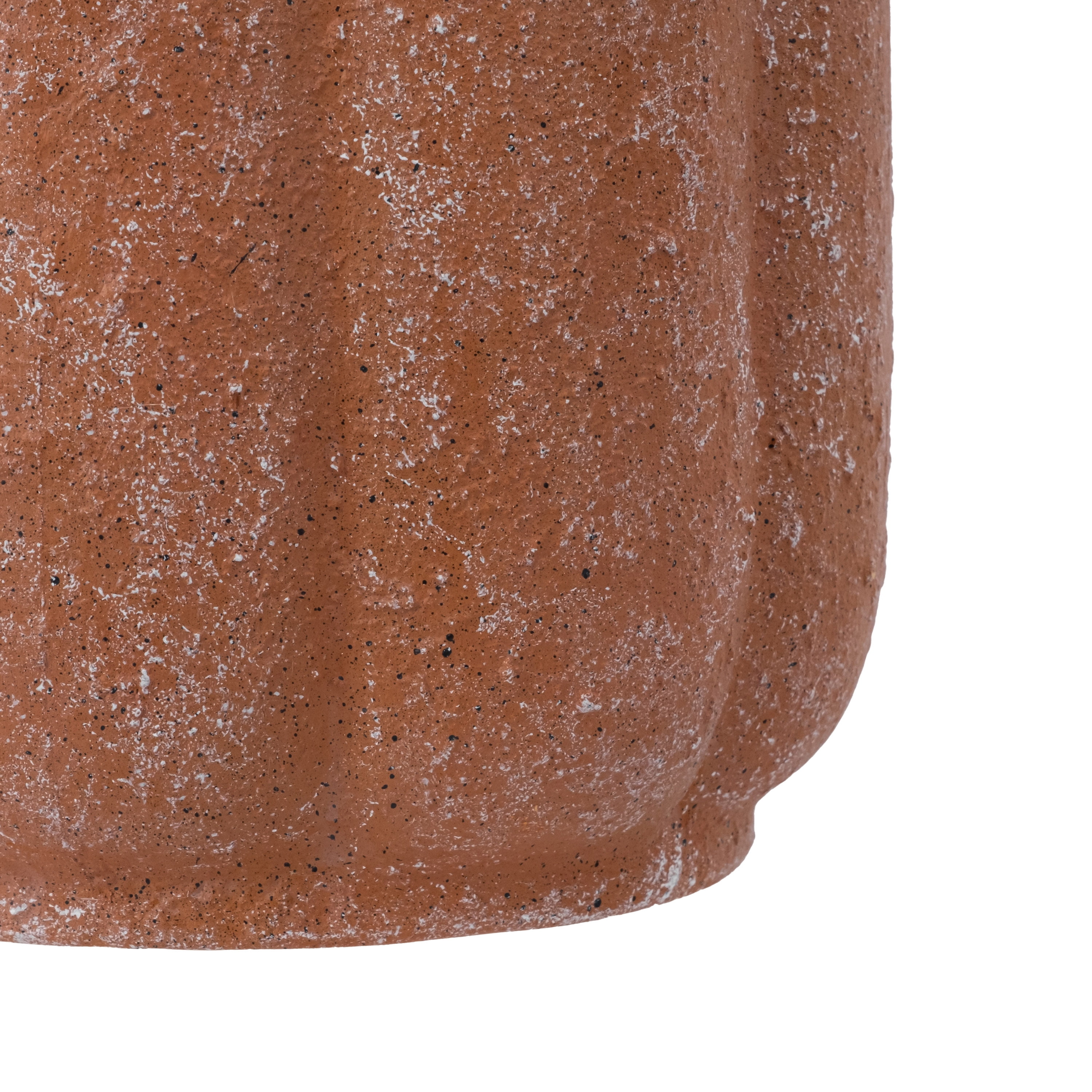 My Texas House 8in Terracotta Flower Planter Pot Ceramic Drainage Hole with Plug Included