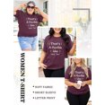 thumbnail image 7 of XCHQRTI Horrible Idea Tshirt Plus Size Women Shirt Sarcastic Graphic Tees Oversized Humor Letter Tee Short Sleeve, 7 of 7