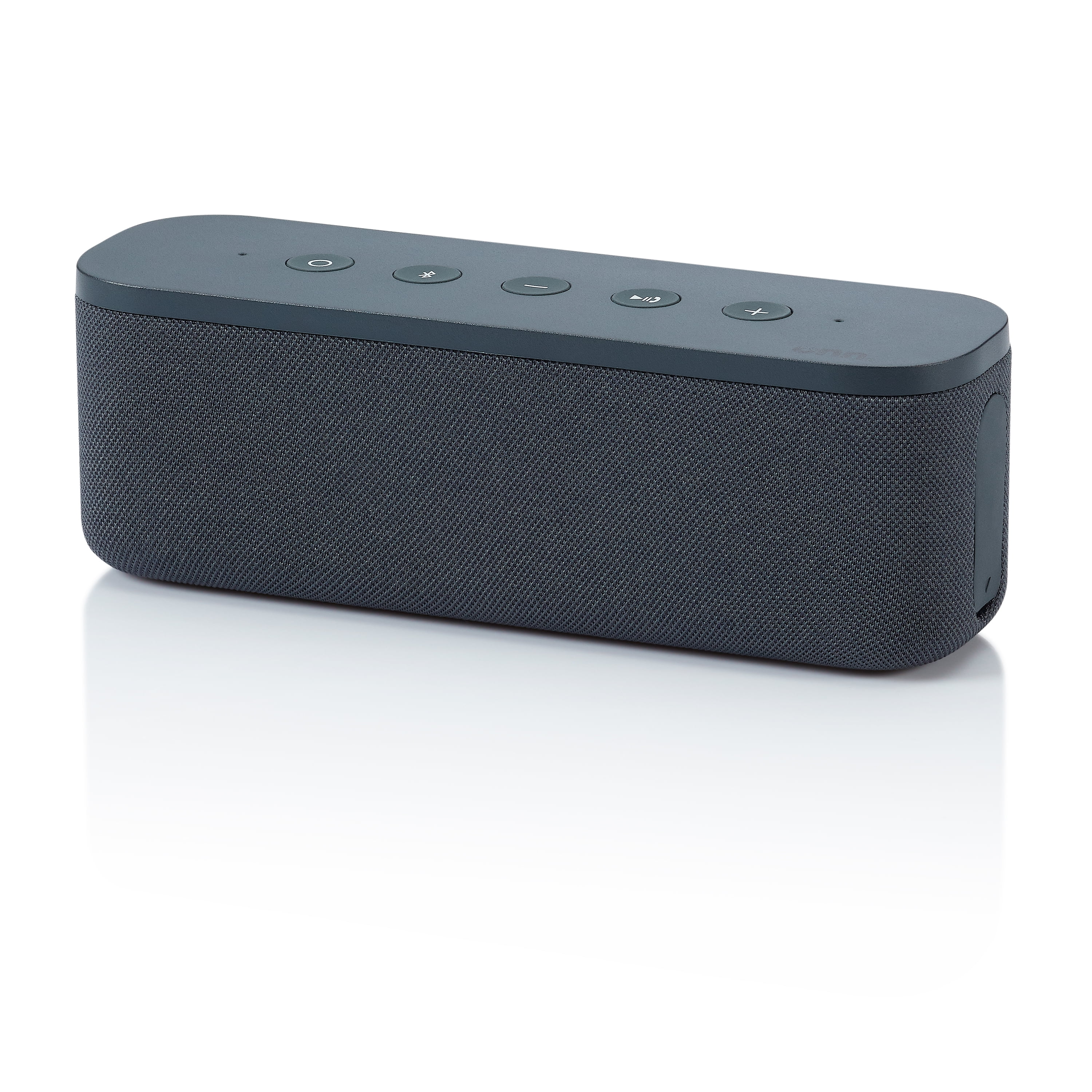 onn. Medium Indoor Bluetooth Speaker, Grey