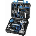 thumbnail image 2 of DEKO Drill Set: Tool Set with 8V Blue Cordless Drill, Home Tool Kit with Drill, Hand Tool Kits for Women 126 Piece, 2 of 7