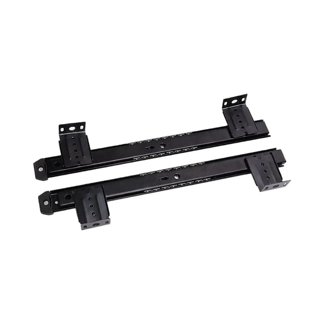 Under Desk Slider Track Keyboard Tray Slides Adjustable Sliding Cabinet Pull Out ,Easy Installation