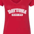 thumbnail image 4 of Inktastic Daytona Beach 1876 Women's V-Neck T-Shirt, 4 of 5
