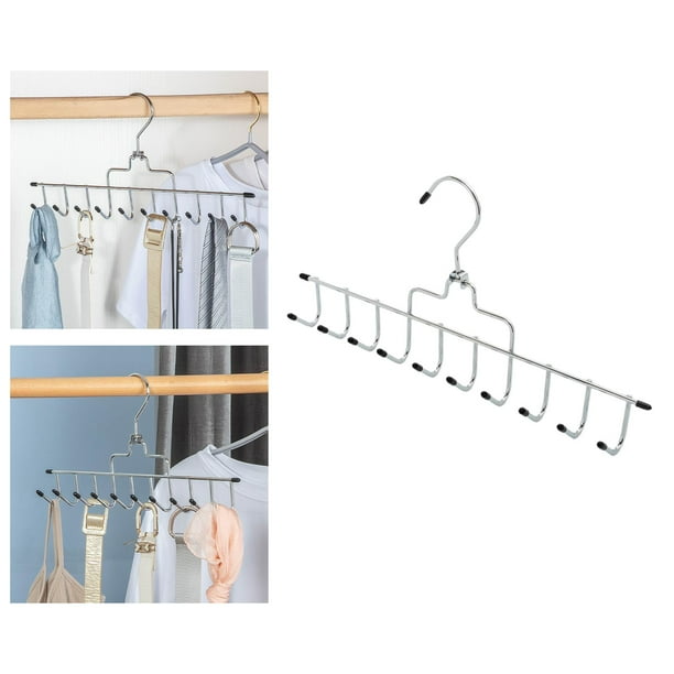 DOLITY Belt Hanger Organizer Hanging Closet Clothes Hangers Scarf Organizers Belt Racks Black Walmart