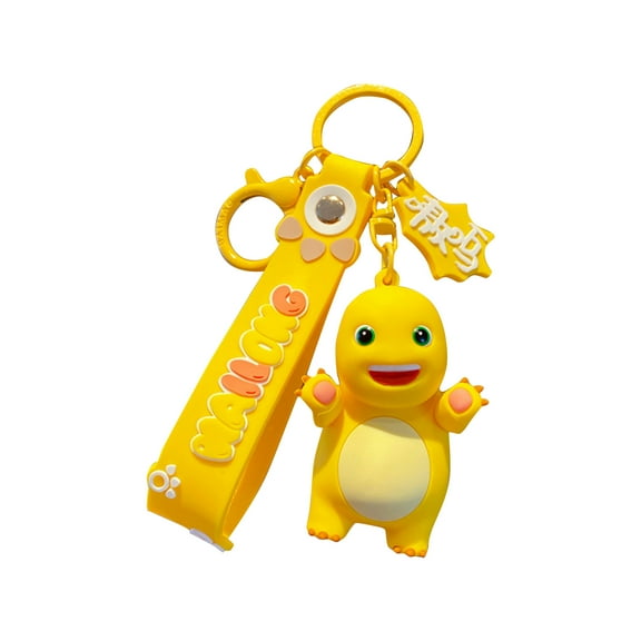 Nailong Keychain for Backpack, Cute Nailong Action Figure Keychain with Wrist Strap, Gift for Women