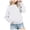 White, variant on larppty Girls Crewneck Sweatshirt Long Sleeve Pullover Tops Drop Shoulder Sweatshirts (9-10 Years,Red)