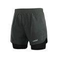 thumbnail image 5 of Lixada Men's 2-in-1 Running Shorts Quick Drying Breathable Active Training Exercise Jogging Cycling Shorts with Longer Liner, 5 of 8