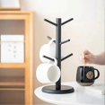 thumbnail image 3 of Coffee Cup Holder A Thicker Base Suitable for Countertops Cup Holder with 6 Hooks, 3 of 5