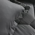 thumbnail image 6 of HIG 5 PCS Modern Comforter Set All Season Bed in a Bag, Dark Gray, Twin XL Size, 6 of 10