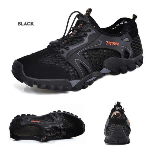 Zapatos de agua para hombre Sandalias de playa descalzas Zapatos de senderismo ligeros Zapatos acuáticos para hombre