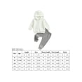 thumbnail image 5 of Wassery Toddler Baby Boy Fall Winter Clothes Long Sleeve Plush Hoodie Sweatshirt Pullover Tops + Joggers Pants Outfit Set Kids Boys 2Pcs Tracksuit Clothes 6M-5T, 5 of 9