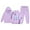Purple, variant on mgoYE Boys Sweat Suit Boys Clothes Long Sleeve Hooded Pullover Sweatshirt Pants 2pcs Fall Winter Outfit Set(White,4-5 Years)
