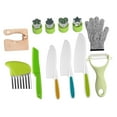 thumbnail image 3 of Juego de cuchillos para niños perfecl Montessori herramientas de cocina realistas 12 piezas, 3 of 8