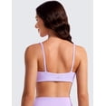 thumbnail image 2 of CRZ YOGA Butterluxe Square Neck Sports Bras for Women Yoga Wireless Low Coverage Padded Bras, 2 of 6