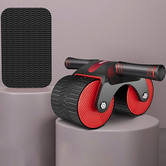 Abdominal Roller Wheel Set Automatic Rebound Aabdominal Wheel Portable Wheels Roller Abdominal Exerciser Professional Roller Wheel Exercise Equipment for Beginners Core Workouts