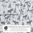 thumbnail image 5 of Great Bay Home Rustic Inspired Microfiber Sheet Set (King, Moose), 5 of 9