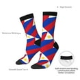 thumbnail image 6 of Women'S Novelty Funny Crew Socks Men'S Flag Of The Philippines Design Socks, 6 of 7