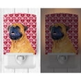 thumbnail image 2 of Caroline's Treasures SS4520CNL Mastiff Hearts Love and Valentine's Day Portrait Ceramic Night Light, 6x4x3", multicolor, 2 of 2