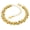 Gold, variant on Interlocking Circle Chain Bracelet for Women Men Couple Stainless Steel Elegant Simple Dainty Statement Personalized Gift Jewelry Silver